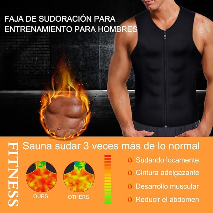 CHALECO REDUCTOR EFECTO SAUNA